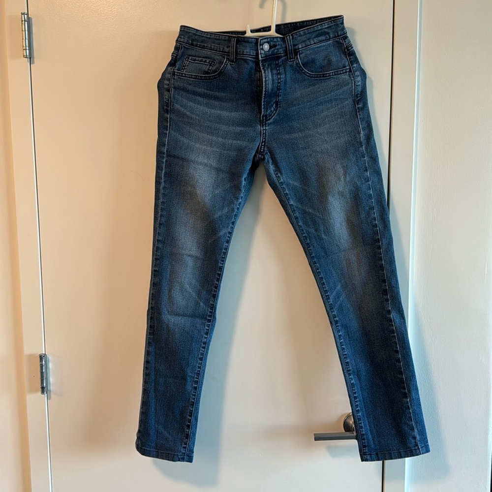 Uniqlo Slim Fit Jeans, Low Rise, 28 inch inseam